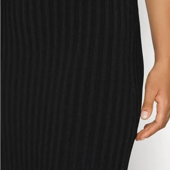 Good American Women's Ribbed Open Back Tee Dress - Picture 4 of 4